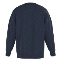 JOOP! JEANS mens sweatshirt - JJJ-25Alfred, jumper, round neck, logo, cotton Blue M (Medium)