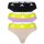 adidas Damen Strings, 3er Pack - Thong 3PK, Unterwäsche, Cotton Stretch, Logo, uni