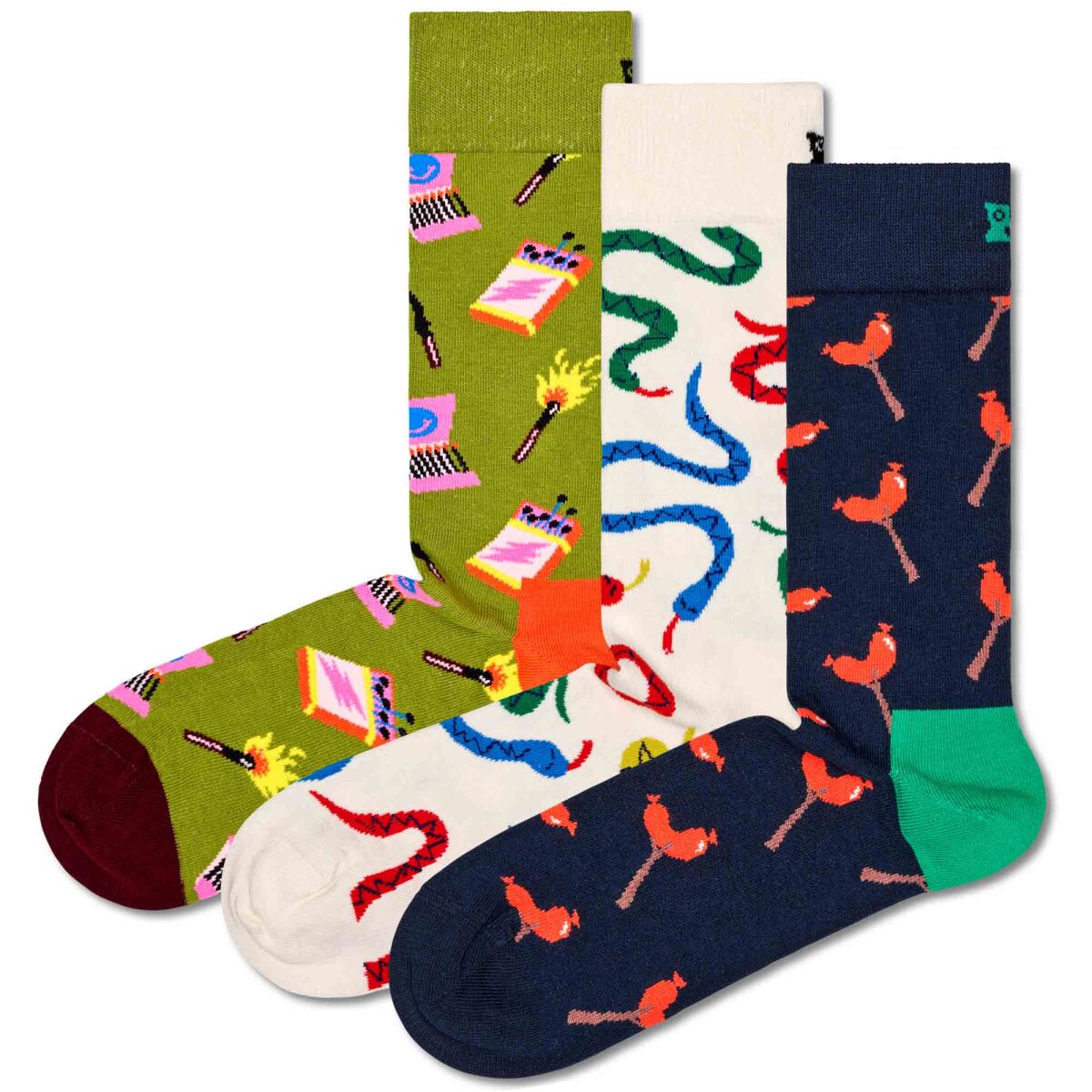 Pack Geschenkbox, Socks 39,95 Unisex Special - Socken, Farb-Mix, Happy € 3er