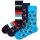 Happy Socks unisex socks, 3-pack - special gift box, colour mix Wurst And Beer 41-46 (UK 7,5-11,5)