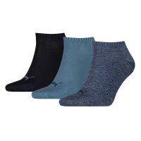 PUMA Unisex Socks, Pack of 3 - Sneaker Socks, Women, Men, plain