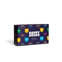 Happy Socks 3er Pack Unisex Socken - Geschenkbox, gemischte Farben Mixed Cat 2 41-46