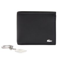 LACOSTE Mens Gift Set Wallet & Key Ring - M BILLFOLD KEY RING BOX, Genuine Leather, 9.5x10.5x2cm (HxLxW)