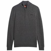 Superdry Mens Knitted Pullover - Henley, ESSENTIAL EMB...