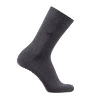 TOM TAILOR mens socks, 6-pack - basic, cotton blend, solid colour Grey 43-46 (UK 8,5-11)