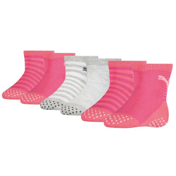 PUMA baby unisex socks, pack of 6 - PUMA BABY SOCK ABS 6P ECOM