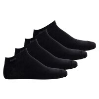 BOSS Mens Sneaker Socks, 4 Pack - 4P AS Uni CC, Ankle Length, Cotton Mix Black 39-42 (UK 5-8.5)