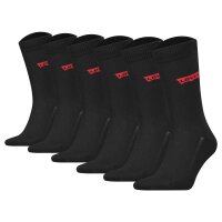 Levis Mens Socks 6 Pack- Regular Cut Batwing, ECOM, Logo,...