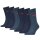 LEVI´S Herren Socken 6er Pack - Regular Cut Batwing, ECOM, Logo, einfarbig