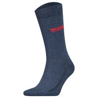 Levis Herren Socken 6er Pack - Regular Cut Batwing, ECOM, Logo, einfarbig Blau 39-42