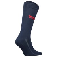 Levis Herren Socken 6er Pack - Regular Cut Batwing, ECOM, Logo, einfarbig Blau 43-46