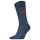 Levis Mens Socks 6 Pack- Regular Cut Batwing, ECOM, Logo, Solid Colour Blue 43-46