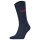 Levis Mens Socks 6 Pack- Regular Cut Batwing, ECOM, Logo, Solid Colour Blue 43-46