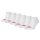 Levis unisex sneaker socks, 6-pack - low cut Batwing logo, ECOM White 35-38 (2.5-5 UK)