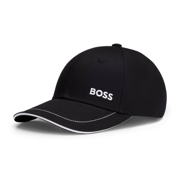 BOSS Mens Cap - US Baseball Cap, Logo, One Size Black