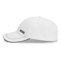 BOSS Herren Cap - US Baseball Cap, Logo, One Size Weiß