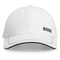 BOSS Mens Cap - US Baseball Cap, Logo, One Size White