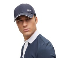 BOSS Mens Cap - US Baseball Cap, Logo, One Size Dark blue