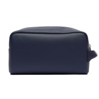 LACOSTE Mens Toilet Bag - Core Essentials, Toilet Kit, Wash Bag, 12x25,5x11cm (HxWxD) Blue