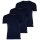 POLO RALPH LAUREN Mens T-Shirts, 3-pack - CREW 3-PACK-CREW UNDERSHIRT, round neck, cotton Dark Blue XL (X-Large)