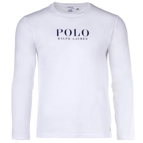 POLO RALPH LAUREN Mens Longsleeve - CREW-SLEEP TOP, Sleep Shirt, Long Sleeve, Round Neck, Cotton