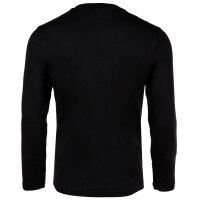 POLO RALPH LAUREN Herren Longsleeve - CREW-SLEEP TOP, Schlafshirt, Langarm, Rundhals, Baumwolle Schwarz M