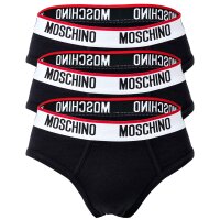 MOSCHINO mens briefs 3-pack - pants, cotton blend, plain...