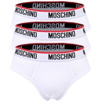 MOSCHINO mens briefs 3-pack - pants, cotton blend, plain colour