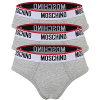 MOSCHINO mens briefs 3-pack - pants, cotton blend, plain colour