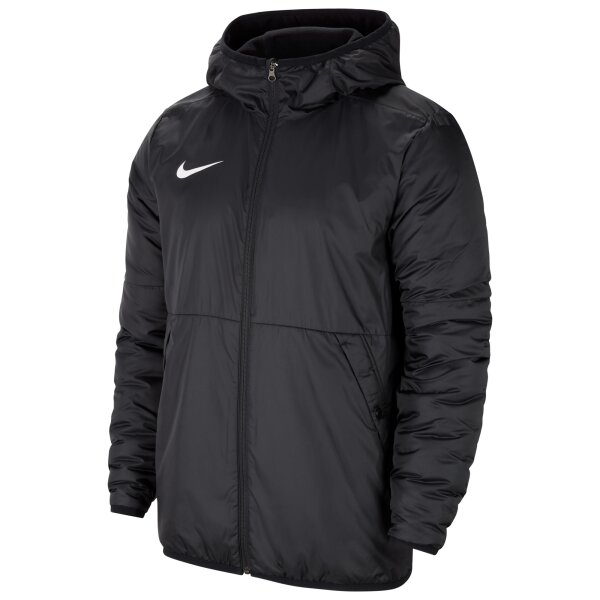 NIKE Herren Herbstjacke - Park 20, Regenjacke, Kapuze, wärmend, atmungskativ Schwarz S