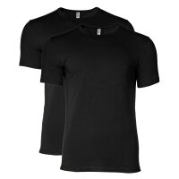 MOSCHINO Herren T-Shirt 2er Pack - Crew Neck, Rundhals, Stretch Cotton, uni