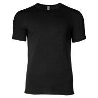 MOSCHINO Mens T-shirt 2-pack - Crew Neck, Stretch Cotton, solid colour Grey/Black 2XL (XX-Large)