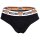 MOSCHINO Herren Slips 2er Pack - Underbear, Unterhose, Baumwollmischung, uni Schwarz S