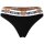MOSCHINO ladies briefs 2-pack - Underbear, pants, cotton blend, logo waistband, plain colour Black XS (X-Small)