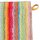 CAWÖ Waschhandschuh, 3er Pack - C Life Style multicolor, Waschlappen, gestreift, Walkfrottier Multicolor 16x22cm