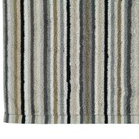 CAWÖ Gästetuch, 3er Pack - C Life Style Stripes, Walkfrottier Beige 30x50cm