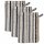 CAWÖ Waschhandschuh, 3er Pack - C Life Style Stripes, Waschlappen, Walkfrottier Beige 16x22cm