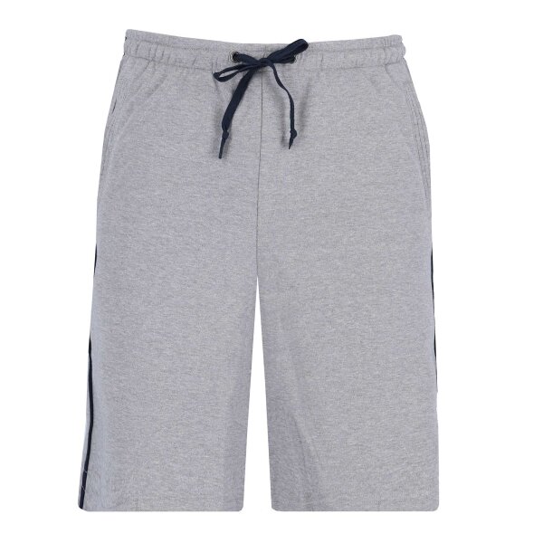 hajo Mens Sweatshorts - Climate Comfort, Bermuda, Cotton Mix, uni Grey M (Medium)