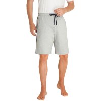 hajo Mens Sweatshorts - Climate Comfort, Bermuda, Cotton Mix, uni Grey M (Medium)