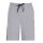hajo Mens Sweatshorts - Climate Comfort, Bermuda, Cotton Mix, uni Grey L (Large)