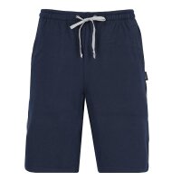 hajo Mens Sweatshorts - Climate Comfort, Bermuda, Cotton Mix, uni Blue M (Medium)