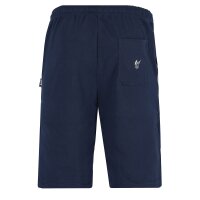 hajo Mens Sweatshorts - Climate Comfort, Bermuda, Cotton Mix, uni Blue M (Medium)