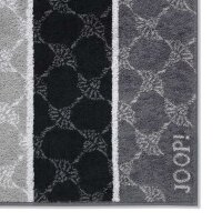 JOOP! towel, 3-pack - Signature Cornflower Stripes, terry towel Black 50x100cm