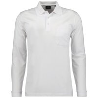 RAGMAN Mens Long Sleeve Polo Shirt - Soft Knit Polo Button Long Sleeve, Cotton Blend, Button Front, Easy Care