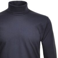 RAGMAN Herren Rollkragenpullover - Langarm Basic Rollkragen Regular Fit, Single Jersey, einfarbig Dunkelblau 2XL