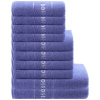 BOSS towel set, 10-piece - PLAIN, 2x shower towel, 4x...