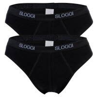 Sloggi Herren Slips, Multipack - Basic Mini, Unterwäsche, Unterhose, Baumwolle, Logo, einfarbig