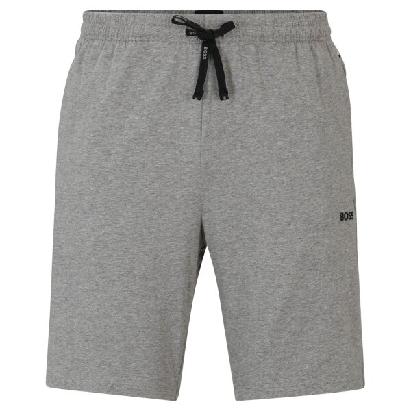 BOSS Mens Sweatshorts - Mix & Match Short CW, Pants Short, Loungewear, Stretch Cotton Grey S (Small)