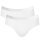 Sloggi Mens Briefs, 2-Pack - 24/7 Midi, Underwear, Underpants, Cotton, Logo, solid color White L (Large)