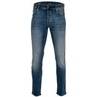 G-STAR RAW Herren Jeans - 3301 Slim, Superstretch Denim, Vintage Look, Slim Fit, Länge 32 Vintage Blau 31W/32L